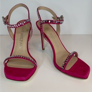 New! Never Worn! Stuart Weitzman Pink Stiletto Sandals